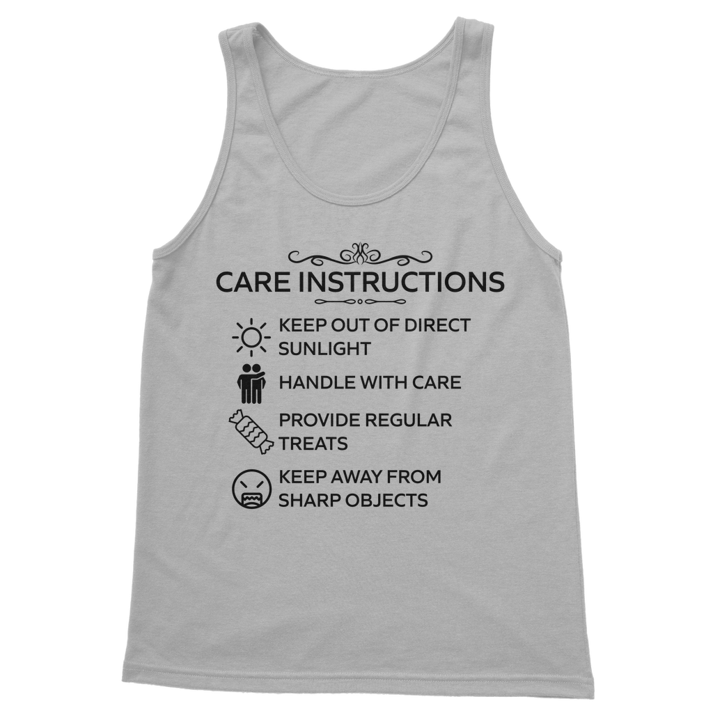Funny self-care vest top for women