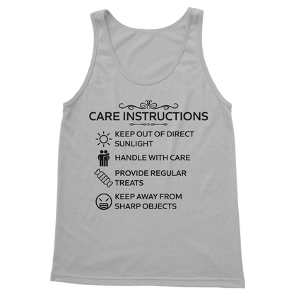 Funny self-care vest top for women
