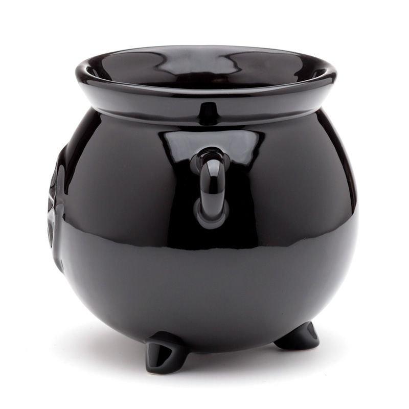 Gothic Gifts pentagram cauldron plant pot black gothic indoor planter