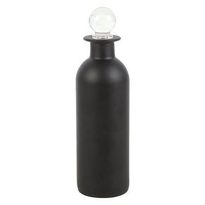 Gothic Gifts Deadly Poison glass potion bottle back view with stopper gothic home decor bottle