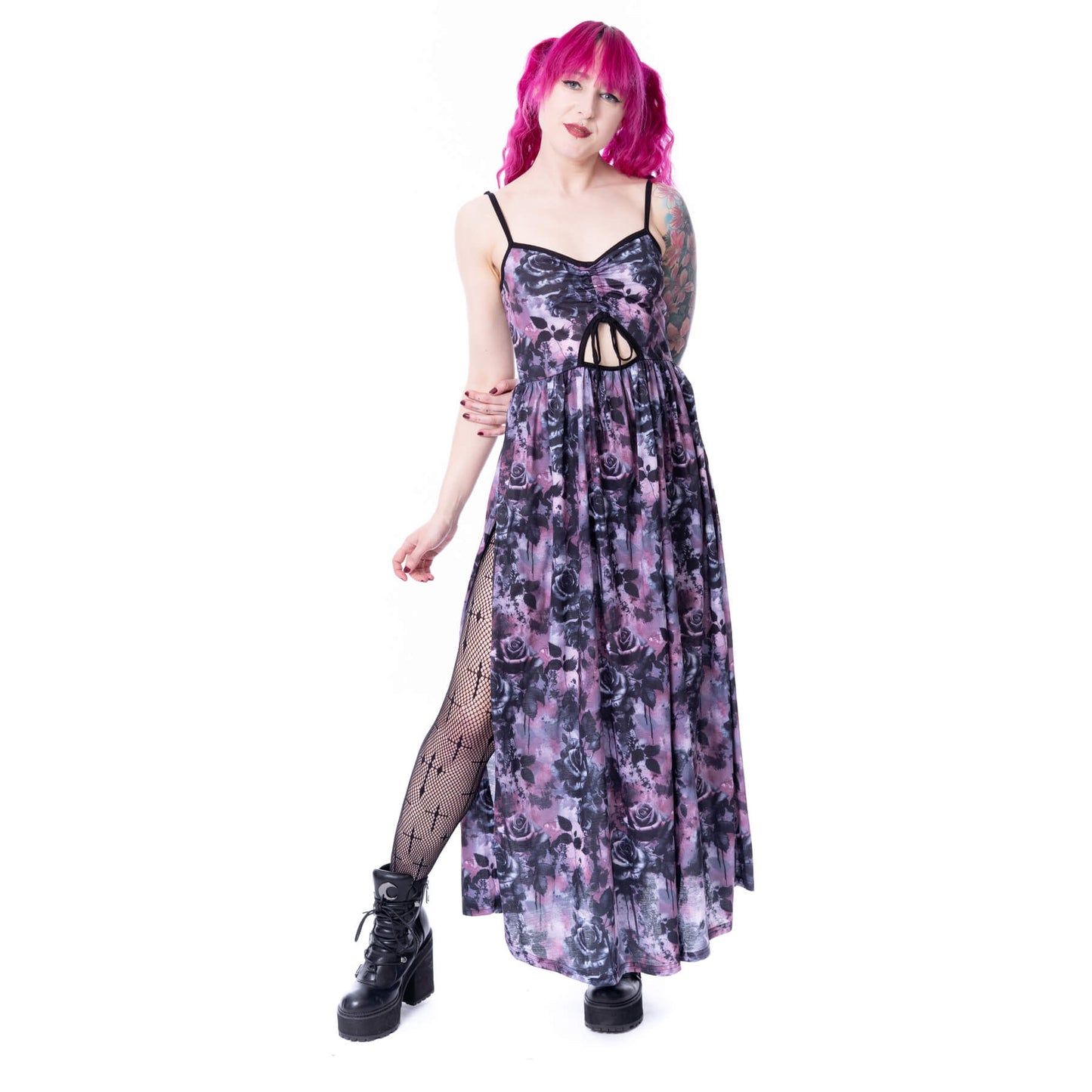 Vixxsin Graveyard Bloom Maxi Dress
