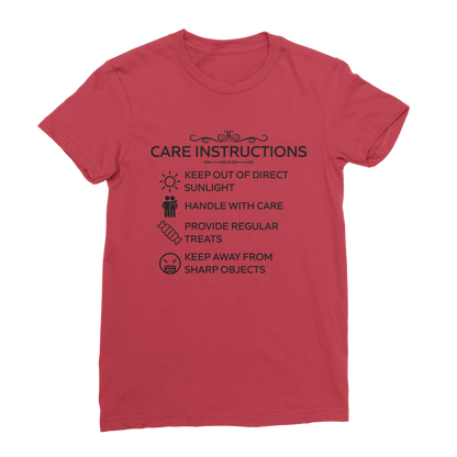 Sarcastic self-care print tee for everyday wear