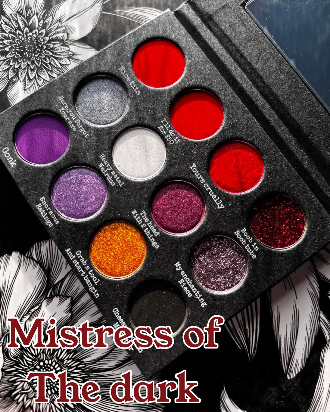 Radioactive Unicorn Mistress of the Dark Eyeshadow Palette - Kate's Clothing