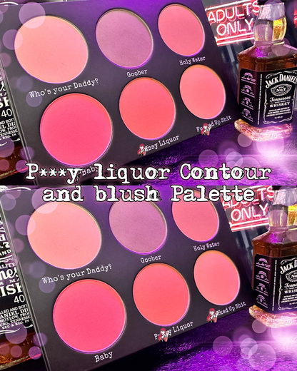 Radioactive Unicorn P*ssy Liquor Blush and Contour Palette