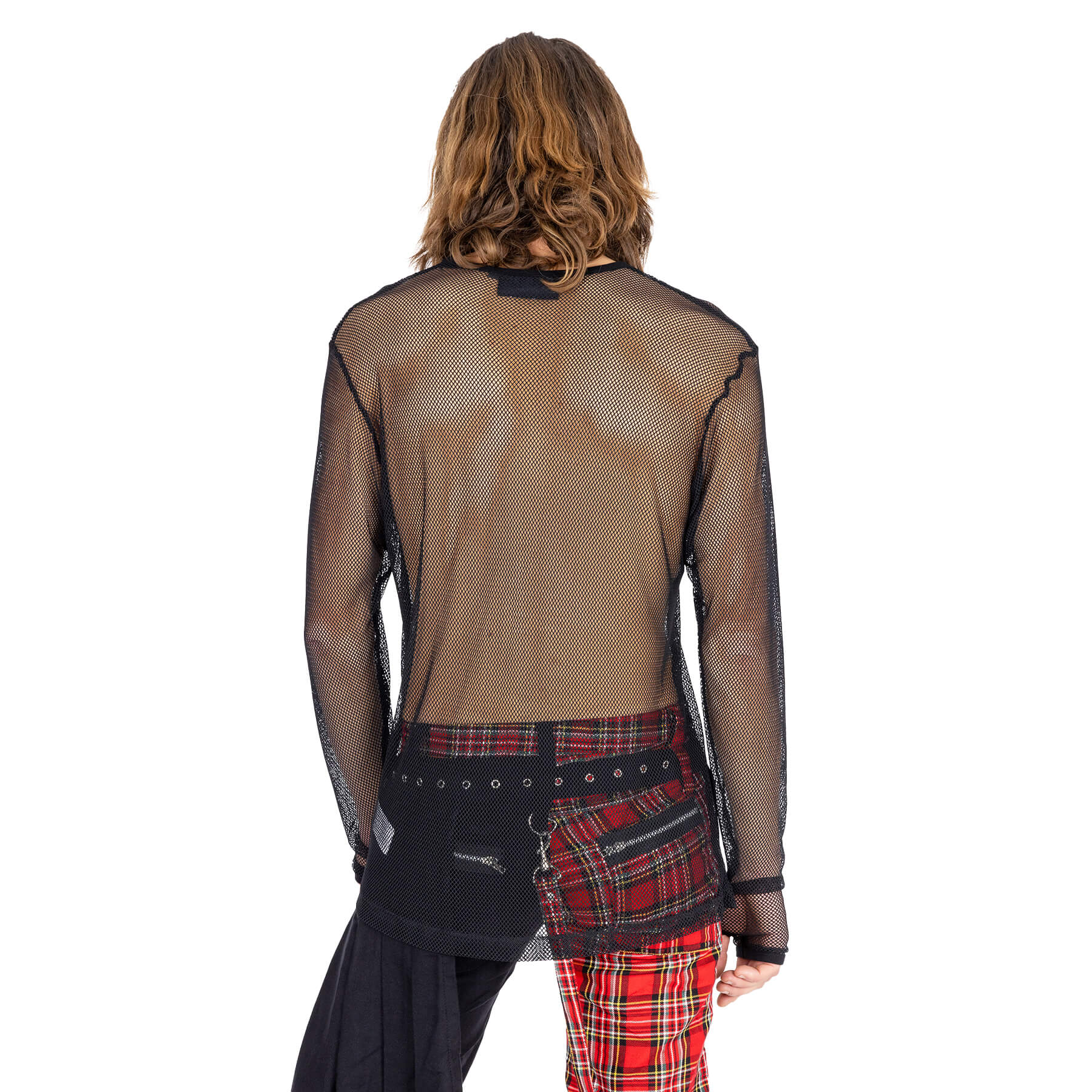 Poizen Industries Mens Fishnet Kreed Top - Kate's Clothing