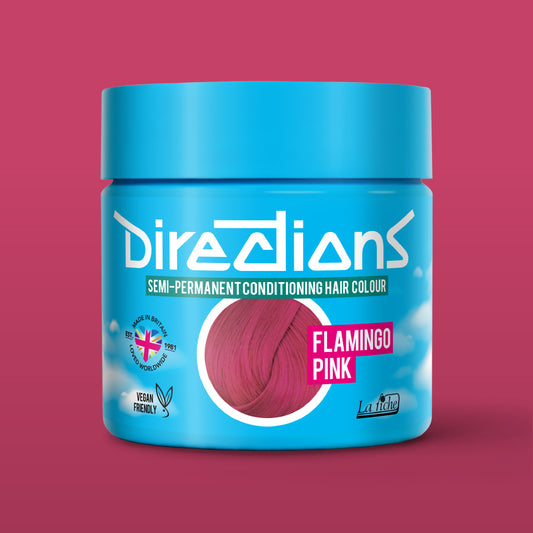 La Riche Directions Flamingo Pink Semi Permanent Hair Dye 100ml Tub