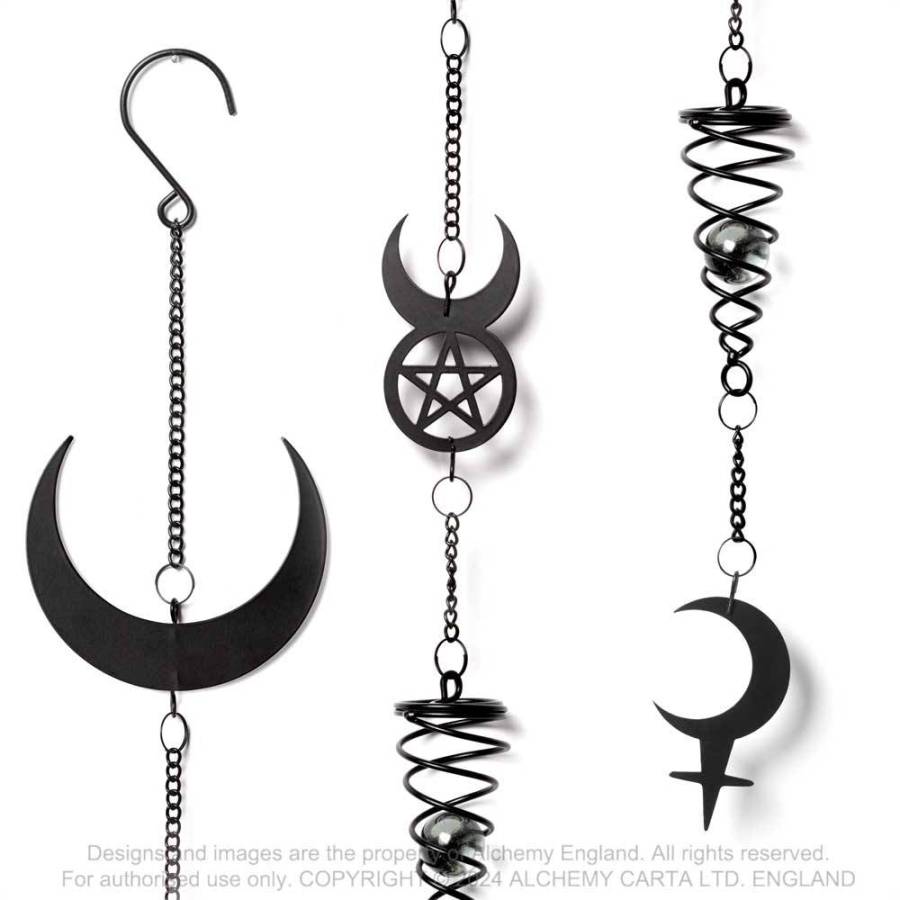 Alchemy Gothic Lilith Moon Hanging Decoration - Kate's Clothing