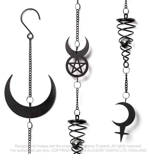 Alchemy Gothic Lilith Moon Hanging Decoration - Kate's Clothing