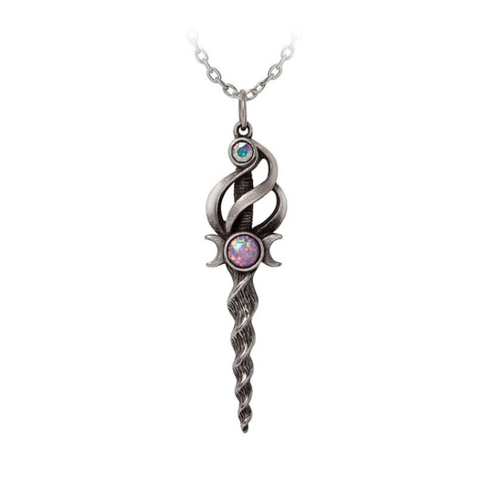 Alchemy Gothic Lunacorn Wand Pendant