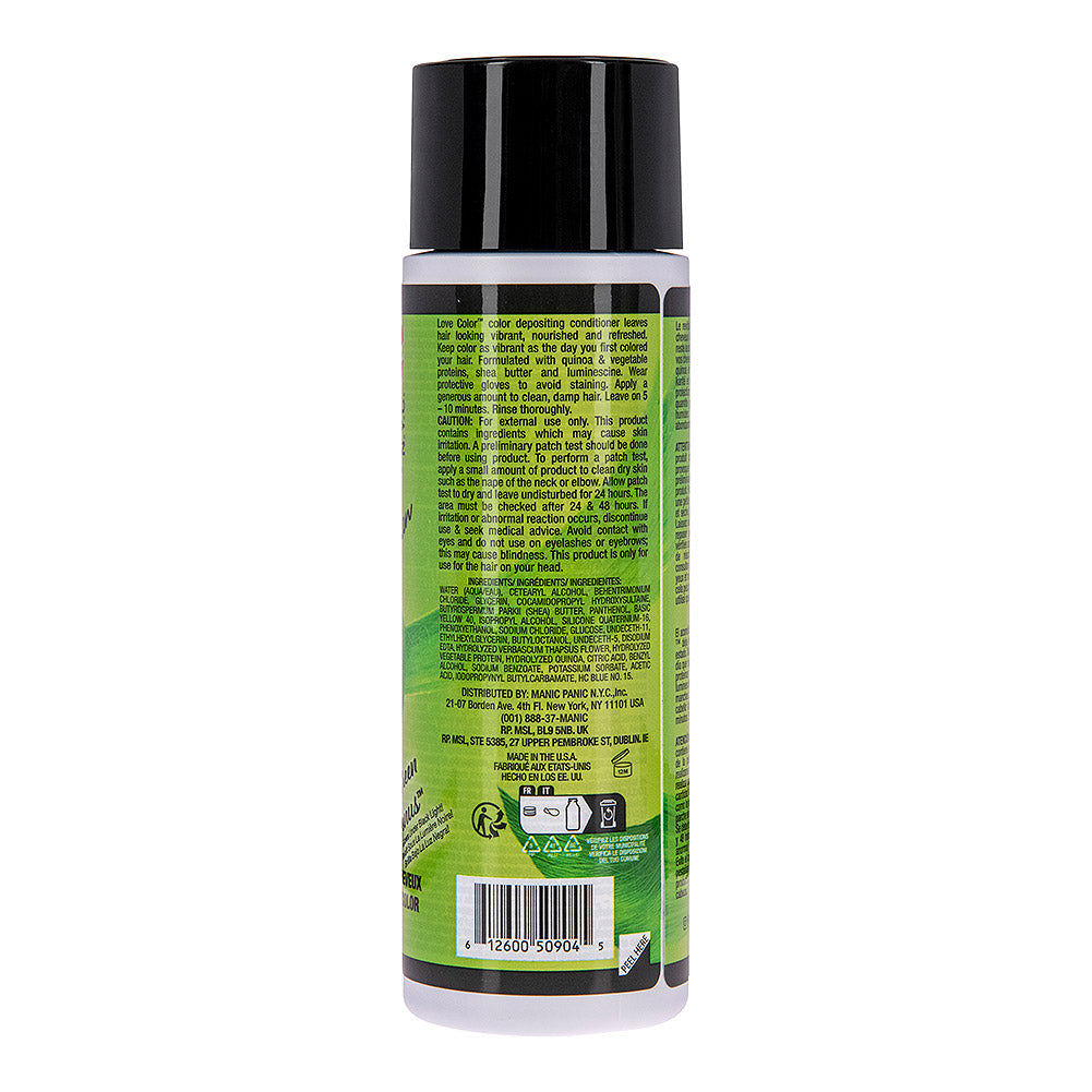 Manic Panic Green Venus Love colour conditioner bottle electric green hair colour formula