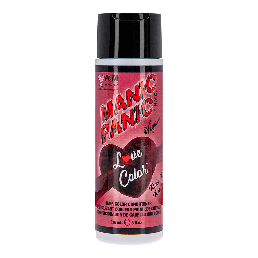 Manic Panic Rock Me Red Love colour conditioner deep red hair dye conditioner bottle