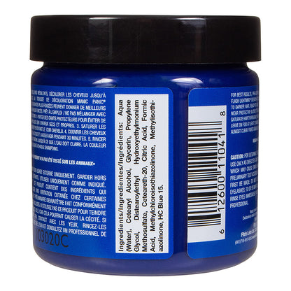 Manic Panic Classic Cream Hair Colour - Blue Moon  back- Kate's Clothing