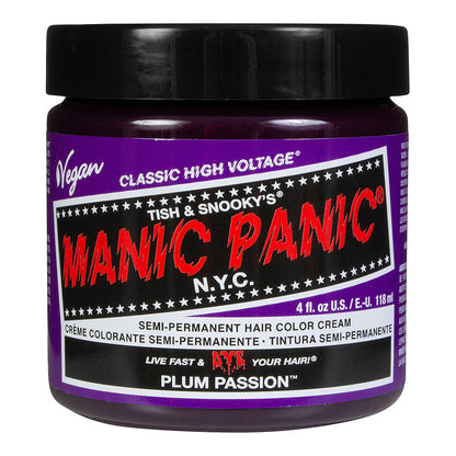 Manic Panic Classic Cream Hair Colour - Plum Passion Tub - Kate's Clothing