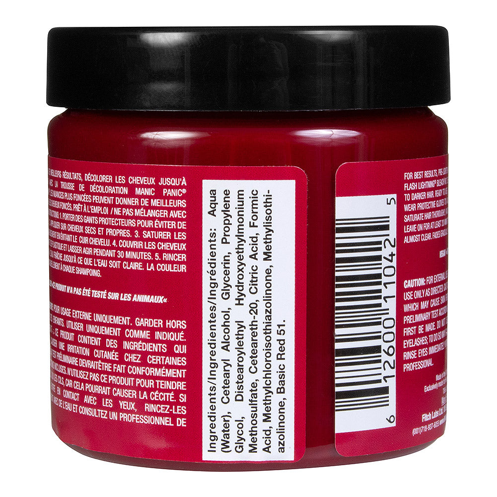 Manic Panic Classic Cream Hair Colour - Vampire's Kiss back- Kate's Clothing