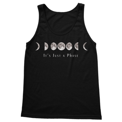Sleeveless top featuring lunar cycle design