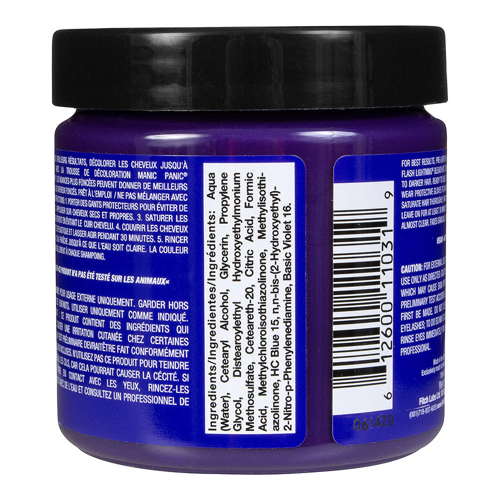Manic Panic Classic Cream Hair Colour - Ultra Violet Blue - Kate's Clothing