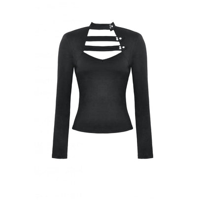 Dark in Love Zyla Edgy Minimalist Multi-Way Top