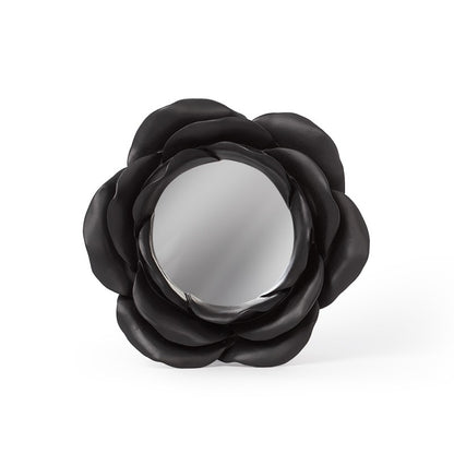 Alchemy Gothic – Night Rose Mirror Black Floral Sculpture Gothic Vanity Decor