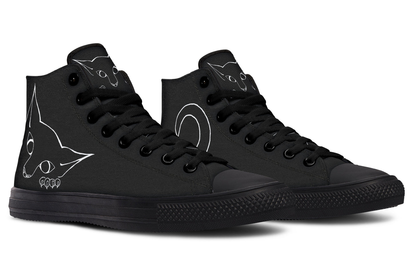 Alternative kitten high tops black sole