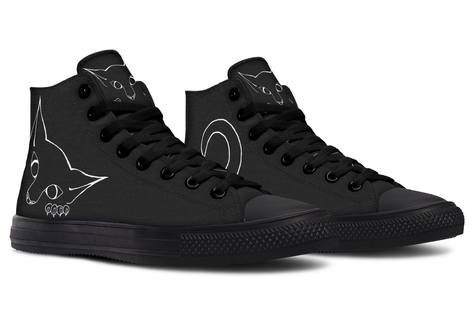 Alternative kitten high tops black sole