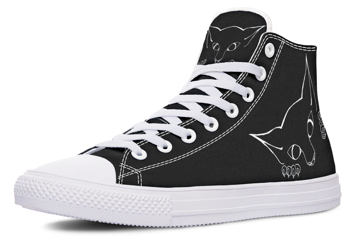 ANTIBrand kitten high tops white sole