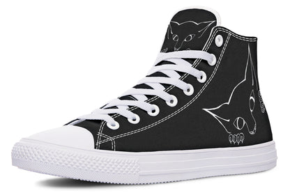 ANTIBrand kitten high tops white sole