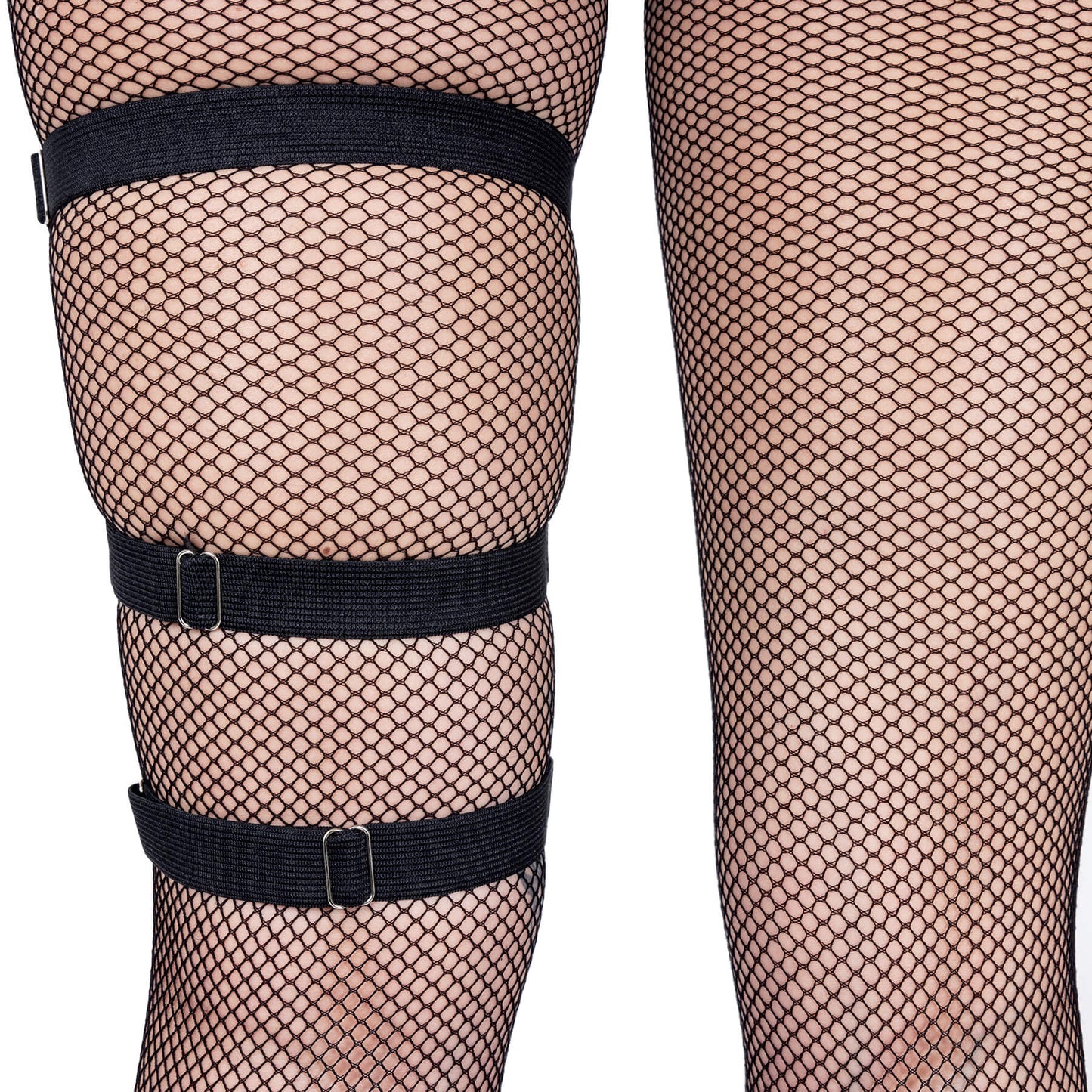 Heartless Pentagram Thigh Harness Garter - Kate's Clothing