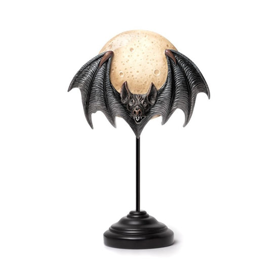 Alchemy Gothic Phul Moon Bat Masque Statue