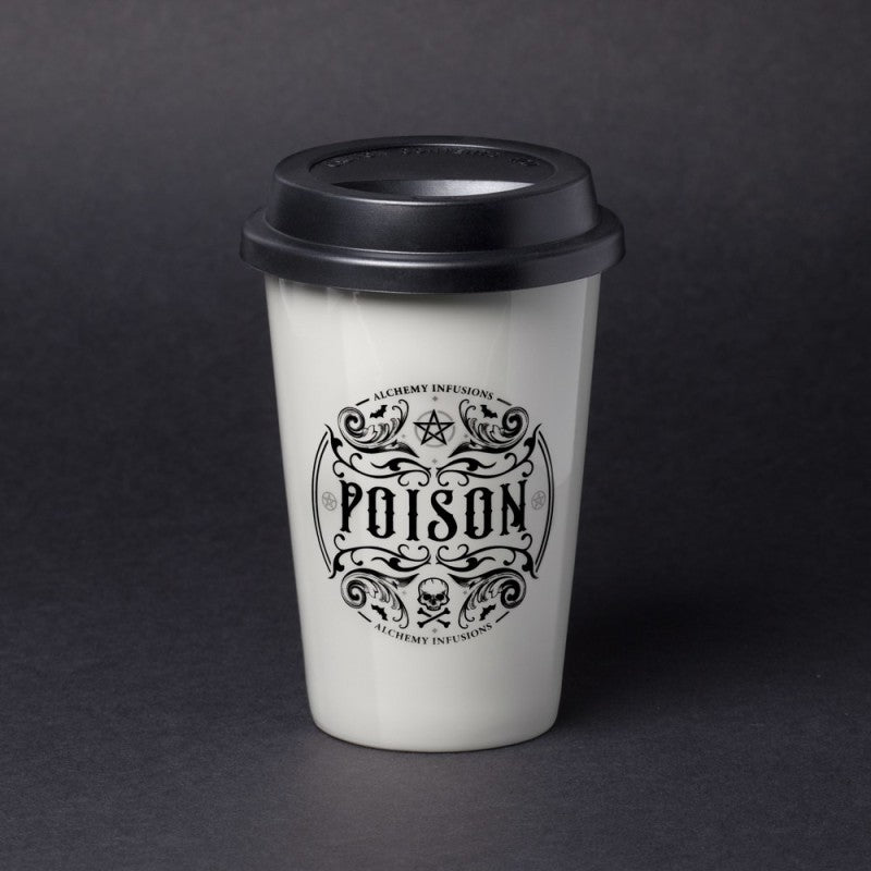 Alchemy Gothic Poison Travel Mug Gothic Apothecary Ceramic Gift