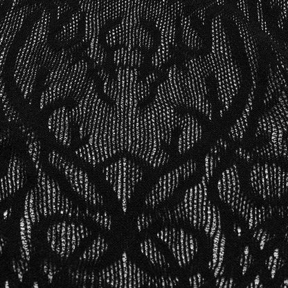 Punk Rave Ansley mesh dress flat lay front view gothic mesh layering dress