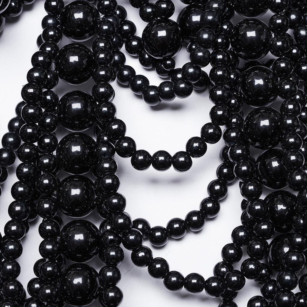 Punk Rave Aphrodite gothic beaded shoulder necklace styled alternative fashion look