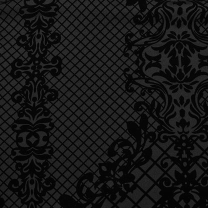 Punk Rave Evonne gothic flocked mesh top floral velvet pattern close up detail