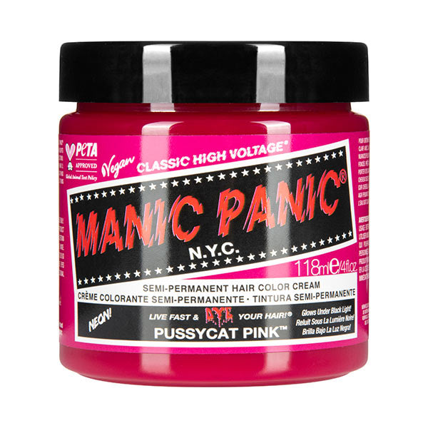 Manic Panic Classic Cream Hair Colour - Pussycat Pink - Kate's Clothing