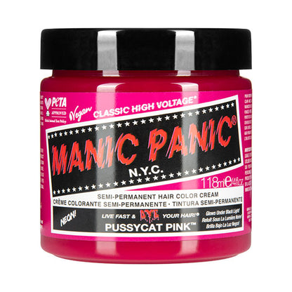 Manic Panic Classic Cream Hair Colour - Pussycat Pink - Kate's Clothing