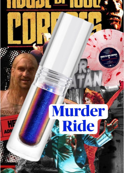 Radioactive Unicorn Murder Ride duochrome liquid eyeshadow tube House of a Thousand Corpses collection