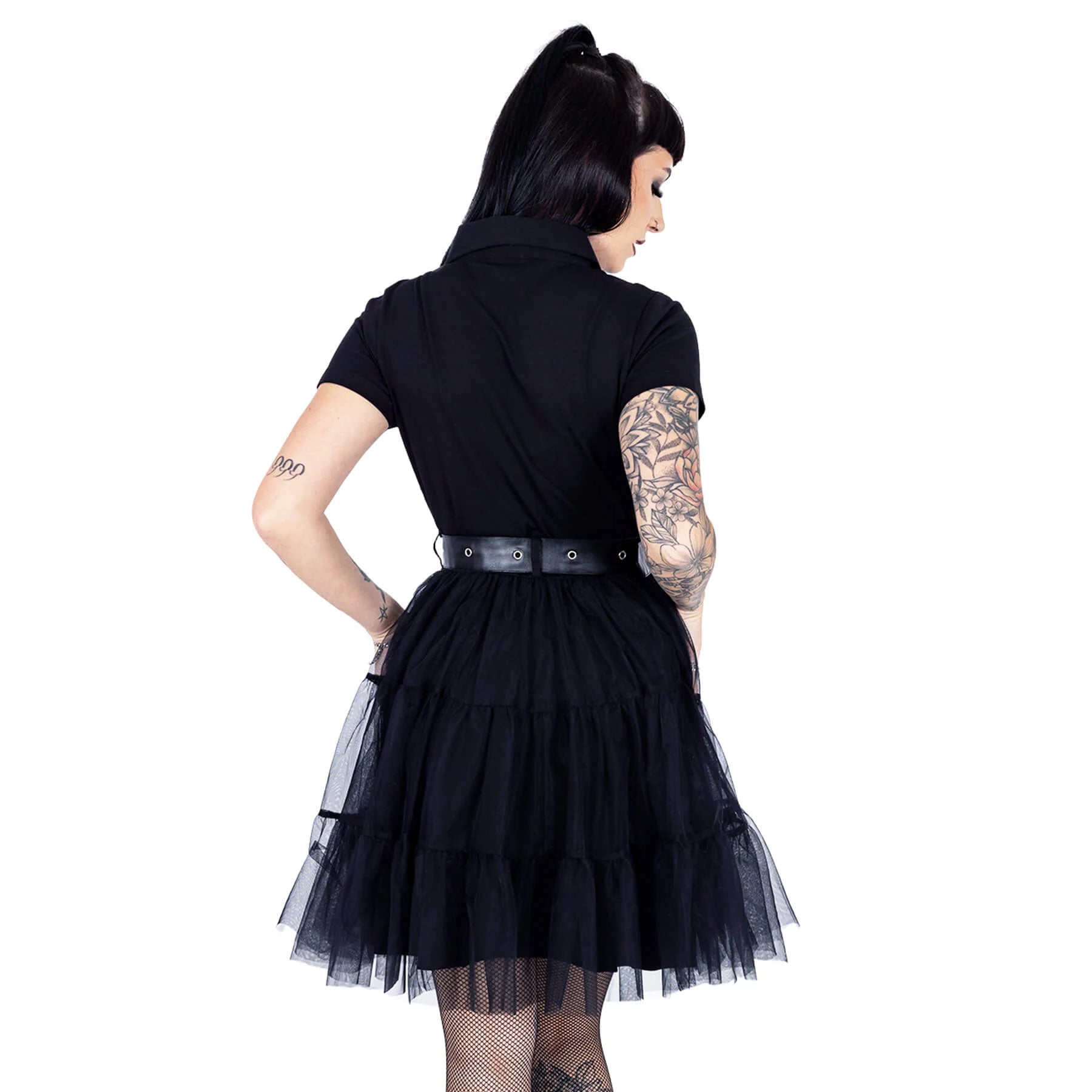 Vixxsin Raven Tutu Shirt Dress - Kate's Clothing