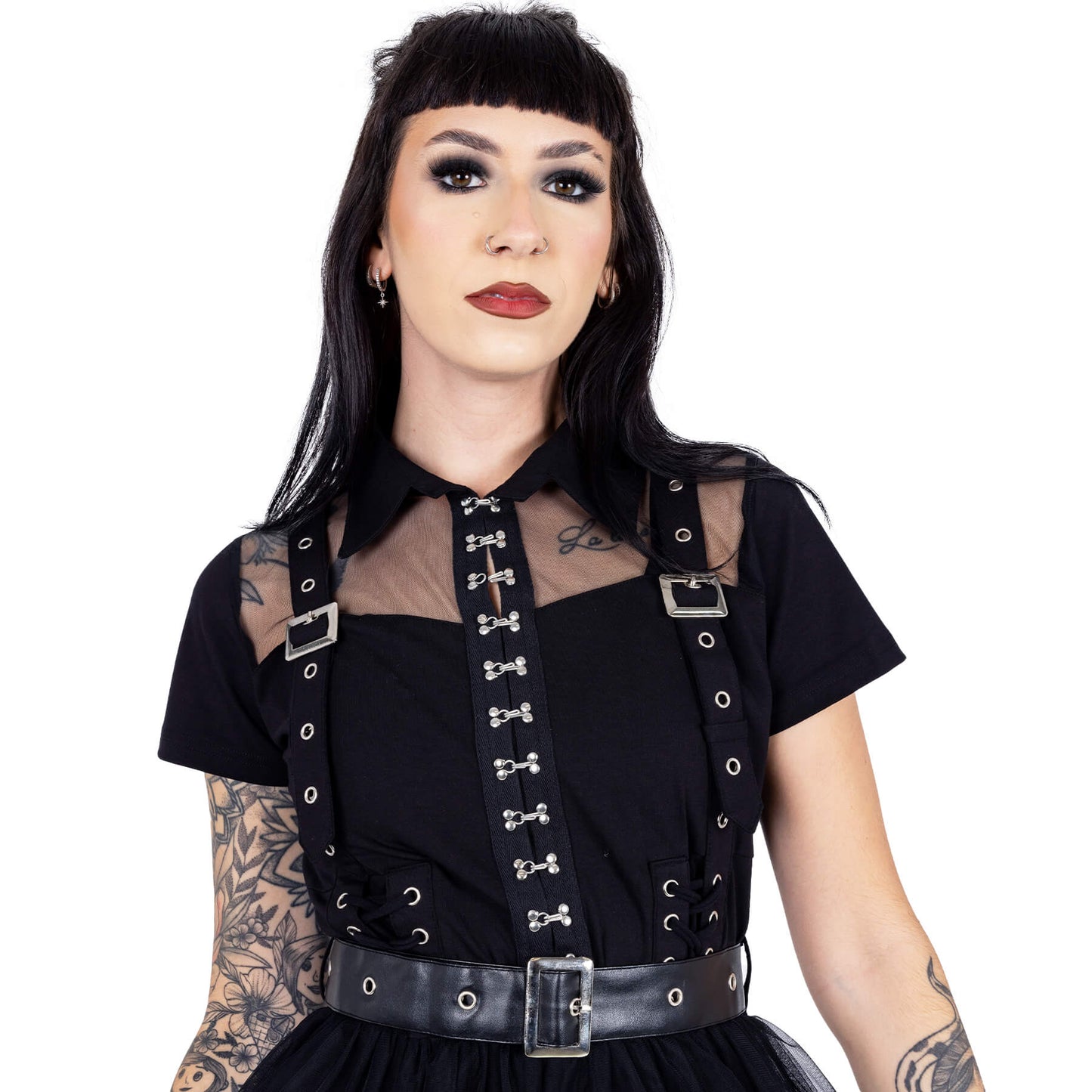 Vixxsin Raven Tutu Shirt Dress - Kate's Clothing
