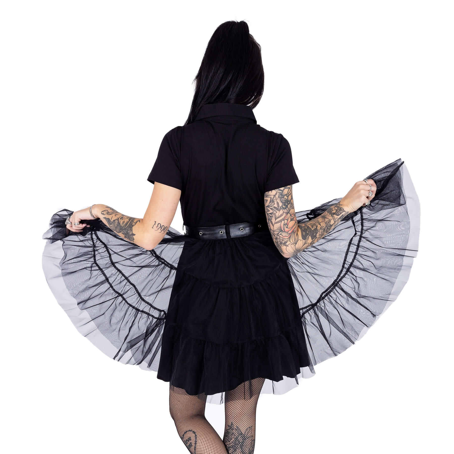 Vixxsin Raven Tutu Shirt Dress - Kate's Clothing