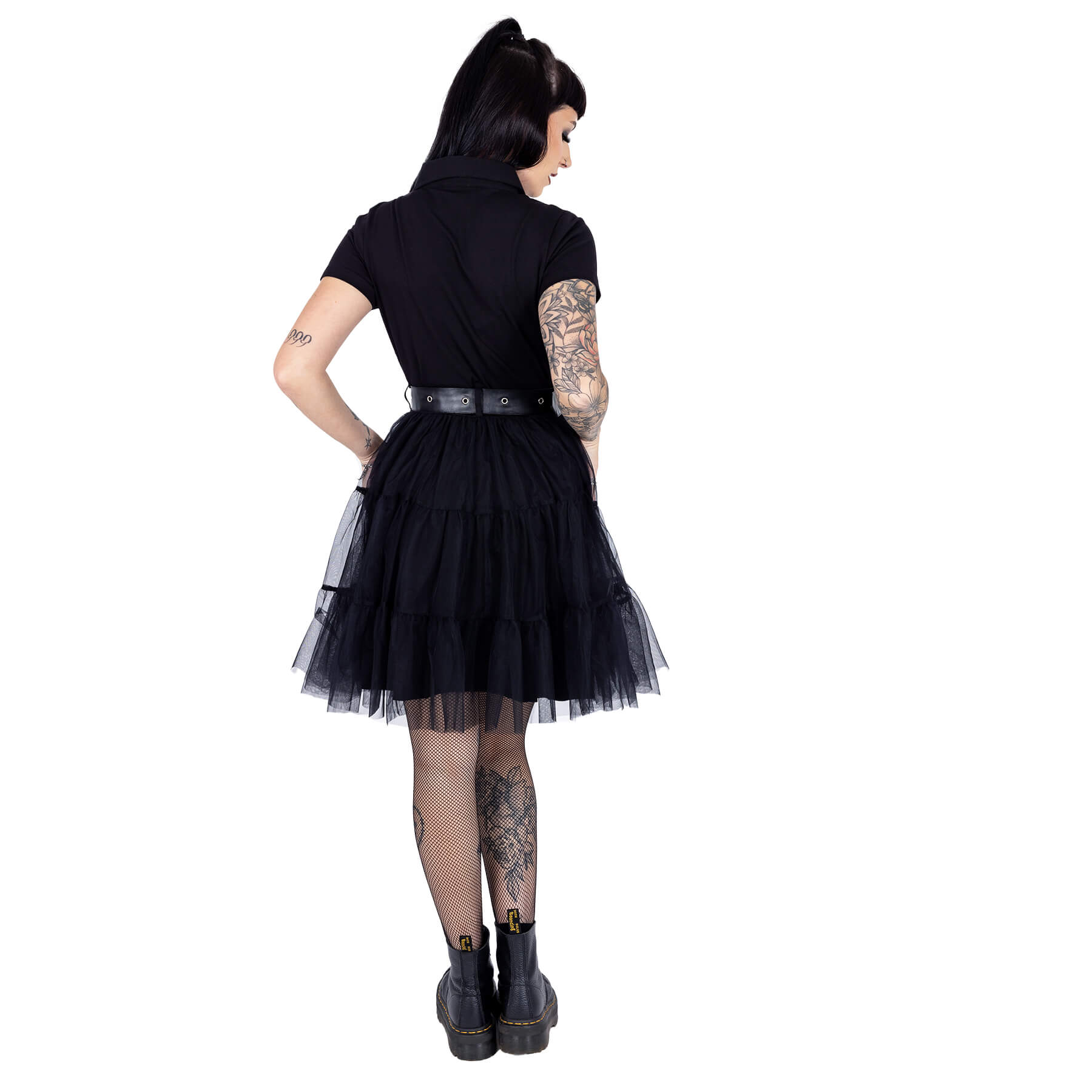 Vixxsin Raven Tutu Shirt Dress - Kate's Clothing