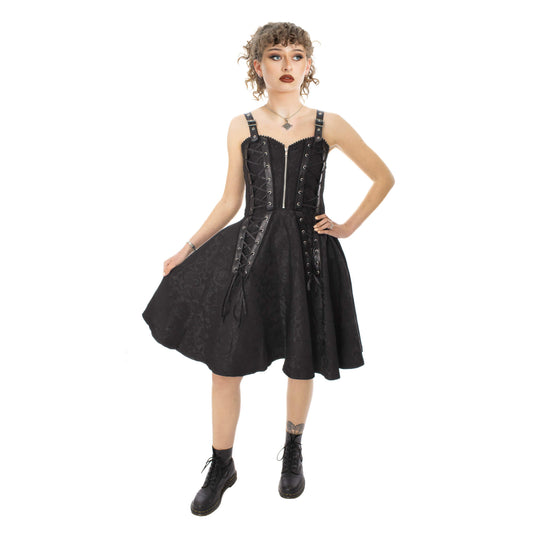 Poizen Industries Ravens Rose Dress