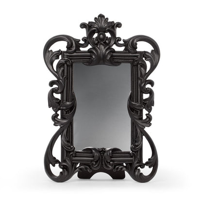 Alchemy Gothic – Rococo Mirror Black Baroque Ornament Gothic Dressing Table Decor