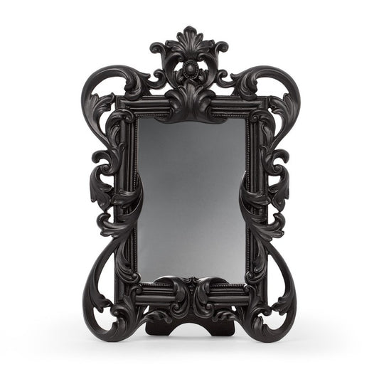 Alchemy Gothic – Rococo Mirror Black Baroque Ornament Gothic Dressing Table Decor