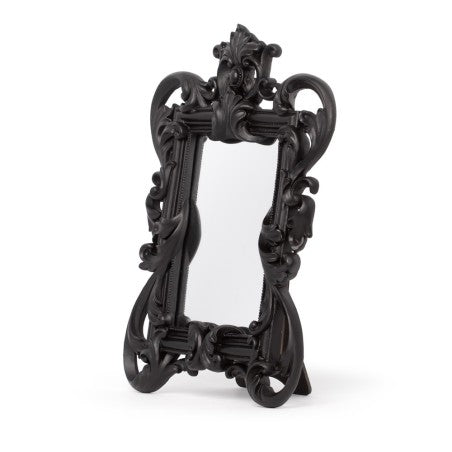Alchemy Gothic – Rococo Mirror Black Baroque Ornament Gothic Dressing Table Decor
