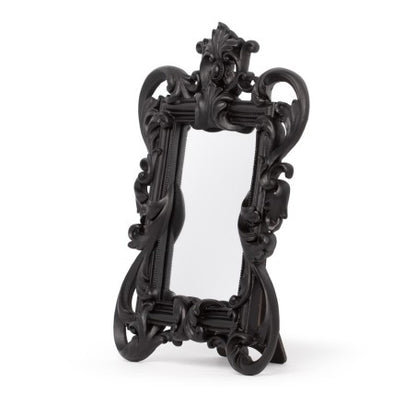 Alchemy Gothic – Rococo Mirror Black Baroque Ornament Gothic Dressing Table Decor