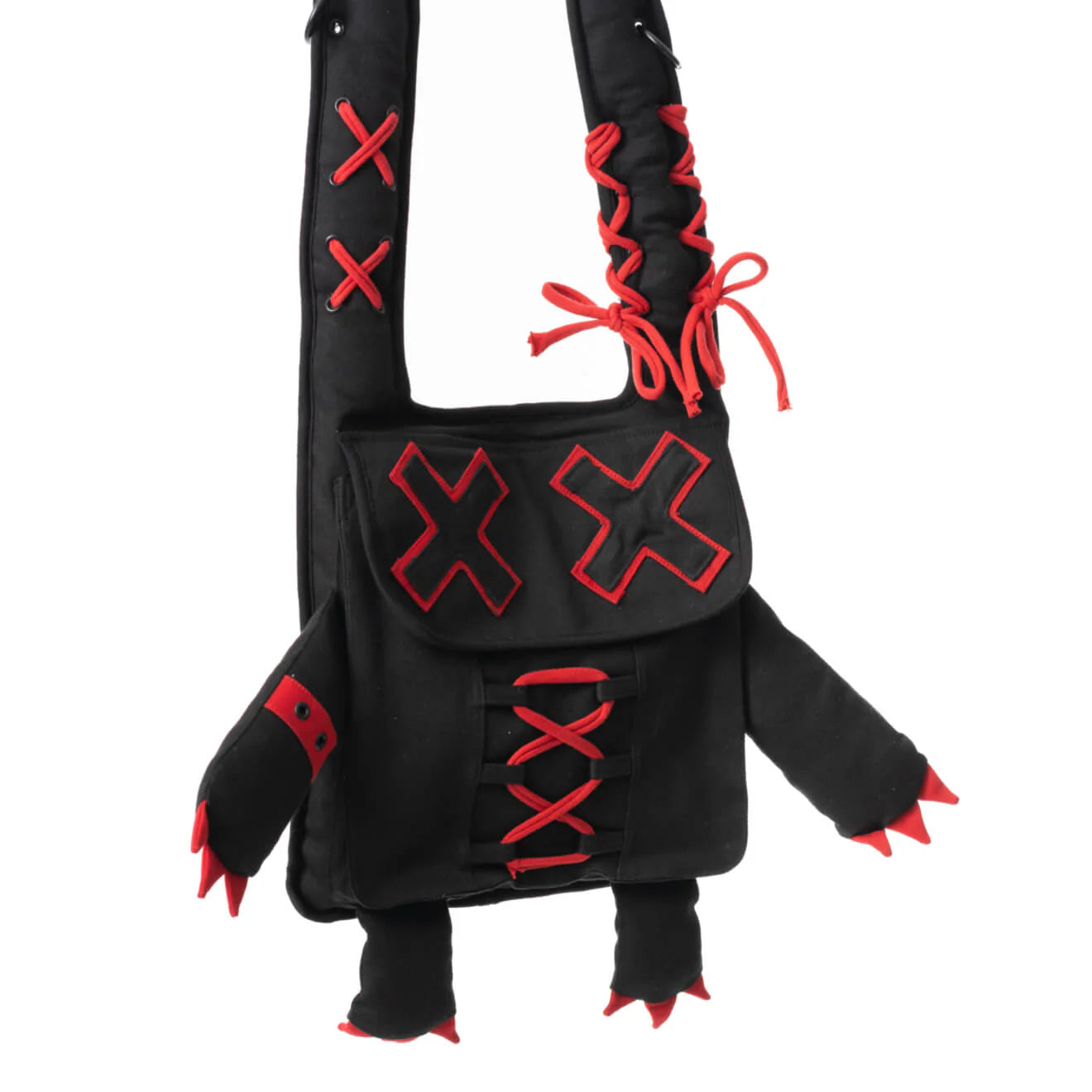 Cupcake Cult Black and Red Shadow Bag - Kate's Clothing