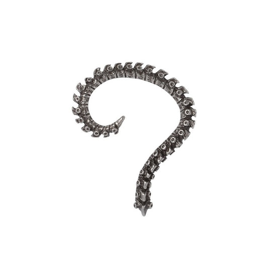 Alchemy Gothic Spine Ear Wrap Fine Pewter Anatomical Skeletal Gothic Earring