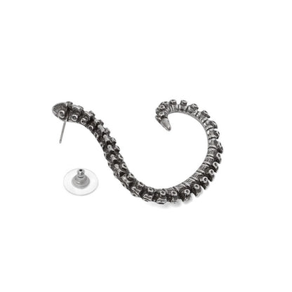 Alchemy Gothic Spine Ear Wrap Fine Pewter Anatomical Skeletal Gothic Earring