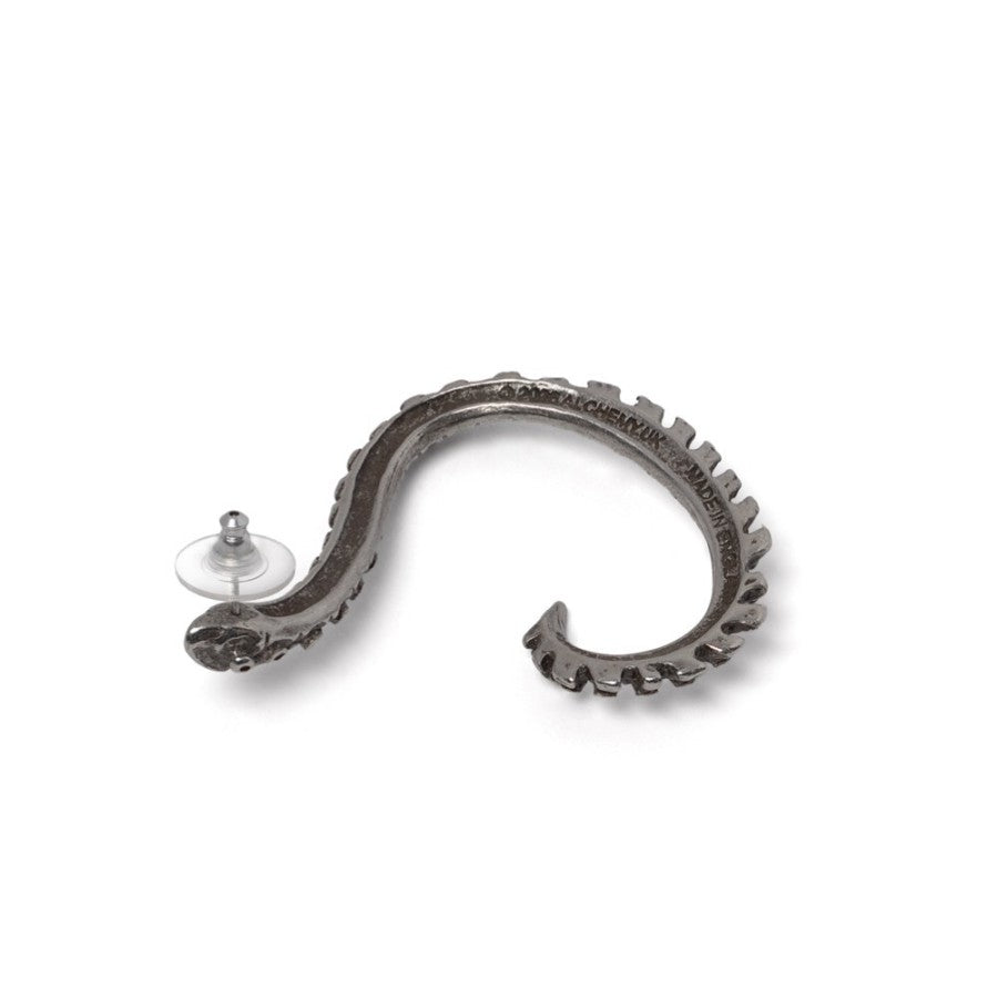 Alchemy Gothic Spine Ear Wrap Fine Pewter Anatomical Skeletal Gothic Earring