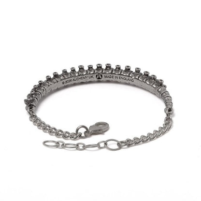 Alchemy Gothic Spine Bracelet Fine Pewter Anatomical Skeletal Occult Jewellery