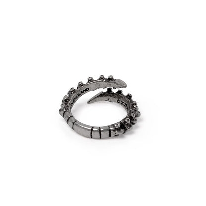 Alchemy Gothic – Spine Ring Fine Pewter Anatomical Skeletal Occult Jewellery